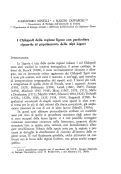 Cover page: I Chilopodi della regione ligure con particolare riguardo al popolamento delle Alpi Liguri