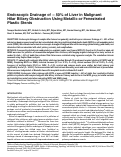 Cover page: Endoscopic Drainage of &gt;50% of Liver in Malignant Hilar Biliary Obstruction Using Metallic or Fenestrated Plastic Stents