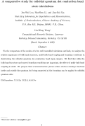 Cover page: A comparative study for colloidal quantum dot conduction band state calculations