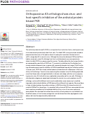 Cover page: Orthopoxvirus K3 orthologs show virus- and host-specific inhibition of the antiviral protein kinase PKR