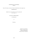 Cover page: Study of Stochastic and Sparse Neural Network Models with Applications