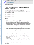 Cover page: A unified path seeking algorithm for IMRT and IMPT beam orientation optimization.