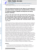 Cover page: EUS and related technologies for the diagnosis and treatment of pancreatic disease: research gaps and opportunities-Summary of a National Institute of Diabetes and Digestive and Kidney Diseases workshop.