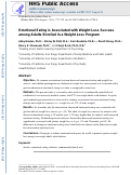 Cover page: Emotional eating is associated with weight loss success among adults enrolled in a weight loss program