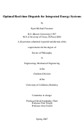 Cover page: Optimal Real-time Dispatch for Integrated Energy Systems