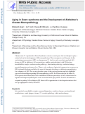 Cover page: Aging in Down Syndrome and the Development of Alzheimer's Disease Neuropathology.