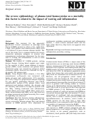 Cover page: The reverse epidemiology of plasma total homocysteine as a mortality risk factor is related to the impact of wasting and inflammation