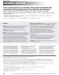 Cover page: The Lung Allocation Score Remains Inequitable for Patients with Pulmonary Arterial Hypertension, Even after the 2015 Revision.