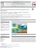 Cover page: Microplastic pollution characteristics and its future perspectives in the Tibetan Plateau.