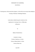 Cover page: The Importance of Professional Development: A Critical Discourse Analysis Surrounding the Teaching of California’s Multilingual Students