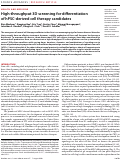 Cover page: High-throughput 3D screening for differentiation of hPSC-derived cell therapy candidates.