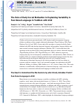 Cover page: The role of early social motivation in explaining variability in functional language in toddlers with autism spectrum disorder