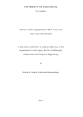 Cover page: Advances in Protograph-Based LDPC Codes and a Rate Allocation Problem