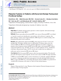 Cover page: Migraine Features in Patients With Recurrent Benign Paroxysmal Positional Vertigo.