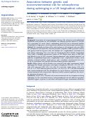 Cover page: Association between genetic and socioenvironmental risk for schizophrenia during upbringing in a UK longitudinal cohort