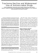 Cover page: Trachoma decline and widespread use of antimicrobial drugs.