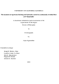 Cover page: The dynamics of upstream blocking and hydraulic control in continuously stratified flow past topography