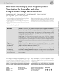 Cover page: How does Fetal Autopsy after Pregnancy Loss or Termination for Anomalies and other Complications Change Recurrence Risk?