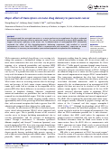 Cover page: Major effect of transcytosis on nano drug delivery to pancreatic cancer