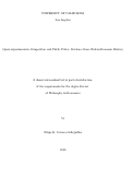 Cover page: Quasi-experiments in Competition and Public Policy: Evidence from Chilean Economic History