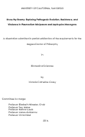 Cover page: Know thy Enemy: Exploring Pathogenic Evolution, Resistance, and Virulence in Plasmodium falciparum and Leptospira interrogans