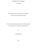 Cover page: Environmental Tobacco Smoke, Genetic Susceptibility, and Lung Cancer among Never Smokers