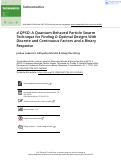 Cover page: d-QPSO: A Quantum-Behaved Particle Swarm Technique for Finding D-Optimal Designs With Discrete and Continuous Factors and a Binary Response