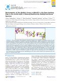 Cover page: Reorientation of the Methyl Group in MAs(III) is the Rate-Limiting Step in the ArsM As(III) S‑Adenosylmethionine Methyltransferase Reaction