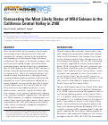 Cover page: Forecasting the Most Likely Status of Wild Salmon in the California Central Valley in 2100