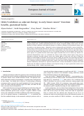 Cover page: CDK4/6 inhibitors as adjuvant therapy in early breast cancer? Uncertain benefits, guaranteed harms