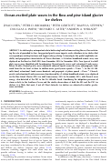 Cover page: Ocean-excited plate waves in the Ross and Pine Island Glacier ice shelves
