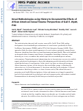 Cover page: Novel Methodologies Using History to Document the Effects of African American Sexual Trauma: Perspectives of Gail E. Wyatt, PhD