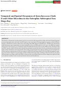 Cover page: Temporal and Spatial Dynamics of Synechococcus Clade II and Other Microbes in the Eutrophic Subtropical San Diego Bay.