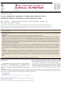 Cover page: In utero metabolomic signatures of refined grain intake and risk of gestational diabetes: A metabolome-wide association study.