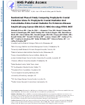 Cover page: Randomized Phase II Study Comparing Prophylactic Cranial Irradiation Alone to Prophylactic Cranial Irradiation and Consolidative Extracranial Irradiation for Extensive-Disease Small Cell Lung Cancer (ED SCLC): NRG Oncology RTOG 0937