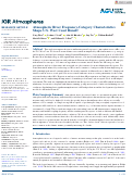 Cover page: Atmospheric River Frequency‐Category Characteristics Shape U.S. West Coast Runoff