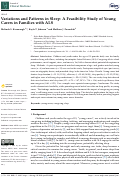 Cover page: Variations and Patterns in Sleep: A Feasibility Study of Young Carers in Families with ALS