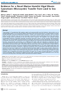 Cover page: Evidence for a Novel Marine Harmful Algal Bloom: Cyanotoxin (Microcystin) Transfer from Land to Sea Otters