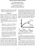 Cover page: Tutorial on Model Comparison Methods