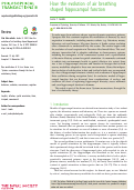 Cover page: How the evolution of air breathing shaped hippocampal function