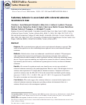 Cover page: Sedentary behavior is associated with colorectal adenoma recurrence in men