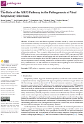 Cover page: The Role of the NRF2 Pathway in the Pathogenesis of Viral Respiratory Infections