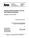 Cover page: The Economics of Housing Services in Low Income Neighborhoods