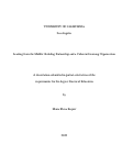 Cover page: Leading from the Middle: Building Partnership and a Coherent Learning Organization