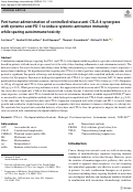 Cover page: Peri-tumor administration of controlled release anti-CTLA-4 synergizes with systemic anti-PD-1 to induce systemic antitumor immunity while sparing autoimmune toxicity