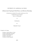 Cover page: 3-dimensional topological field theory and Harrison homology