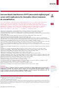 Cover page: Immune-based classification of HPV-associated oropharyngeal cancer with implications for biomarker-driven treatment de-intensification