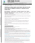 Cover page: Predicting secondary organic aerosol phase state and viscosity and its effect on multiphase chemistry in a regional-scale air quality model