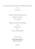 Cover page: Growth and Characterization of alpha-PbO for Room Temperature Radiation Detection