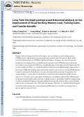 Cover page: Long-Term Electrophysiological and Behavioral Analysis on the Improvement of Visual Working Memory Load, Training Gains, and Transfer Benefits